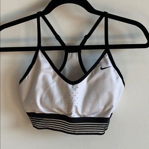 White Nike Sports Bra